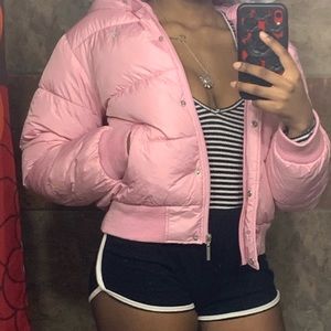 Pink Y2K Puffer Jacket